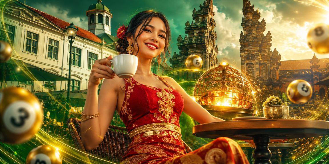 Iklan lotere dan hiburan kopi